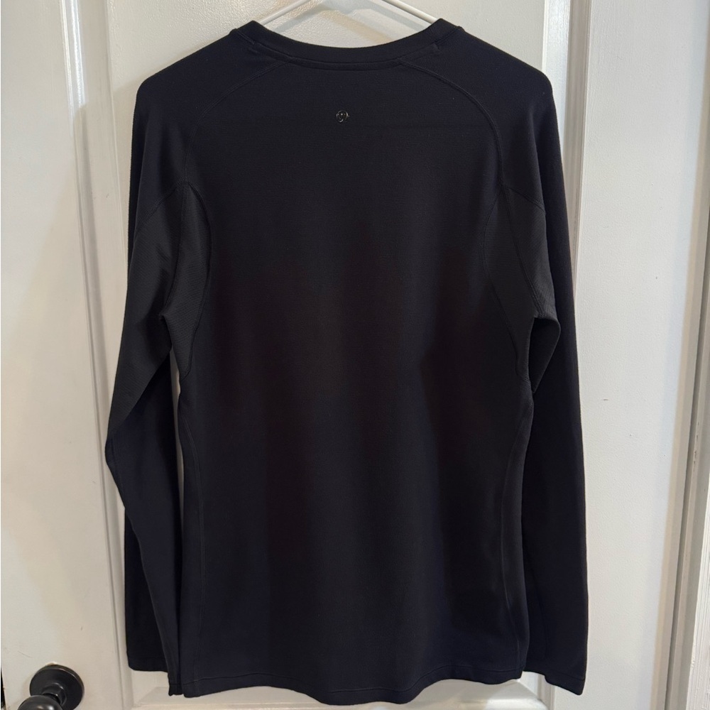 Lululemon Blaze Long Sleeve Black View 2